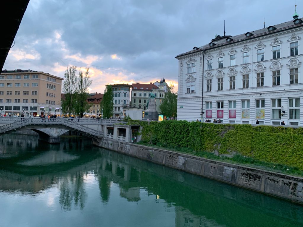 Ljubljanica River in Ljubljana